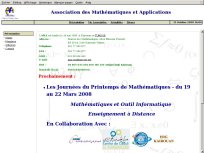 Association des Mathmatiques et Applications