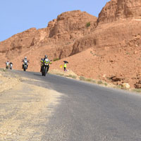Des journalistes alg�riens au rallye de Tozeur